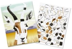 Melissa & Doug Mosaik-Stickerblock - Safari-Tiere -Djeco Geschaft 0000772401609 1