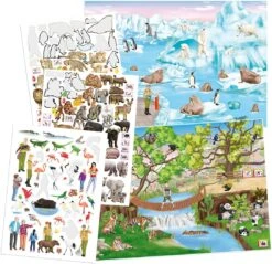 Depesche Create Your ZOO, Malbuch Mit Stickern 9 Depesche Create Your ZOO, Malbuch Mit Stickern -Djeco Geschaft 0011416