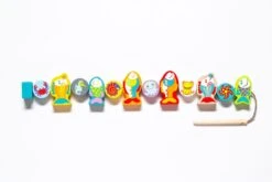 Cubika Holzfädelspiel - Fröhlicher Fische -Djeco Geschaft 13647 6