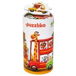 Puzzlika P13784 Small And Big Cars Puzzle, Multi Color -Djeco Geschaft 13784 3