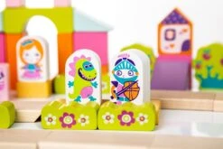 Cubika Holzblöcke Set Schloss 14 Cubika Holzblöcke Set Schloss -Djeco Geschaft 13906 2