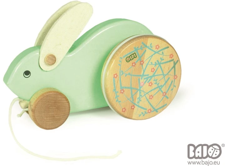 Bajo 25080M 25080P Ziehtier Häschen Big Rabbit, Farbe:Rosa 5 Bajo 25080M 25080P Ziehtier Häschen Big Rabbit, Farbe:Rosa – Bild 3