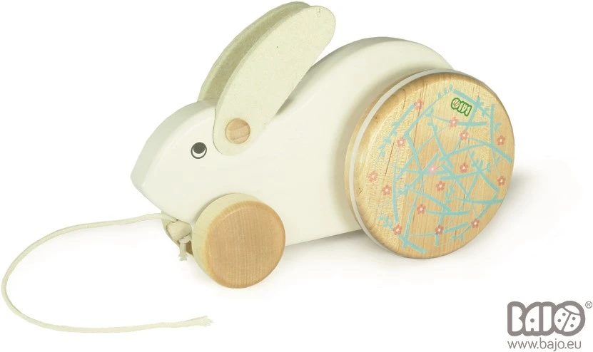 Bajo 25080M 25080P Ziehtier Häschen Big Rabbit, Farbe:Rosa 6 Bajo 25080M 25080P Ziehtier Häschen Big Rabbit, Farbe:Rosa – Bild 4