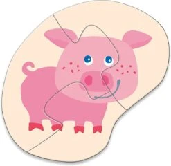 HABA 4 Erste Puzzles - Bauernhof -Djeco Geschaft 4010168256887 1