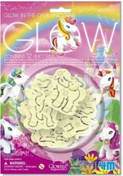 4M 405939 Einhörner, Leuchtet Im Dunkeln, Mehrfarbig