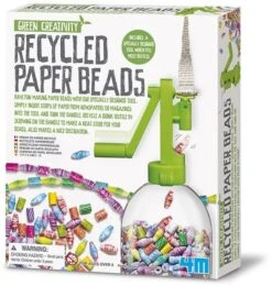 4M Green Creativity Recycled Papierperlen (Anleitung In Englisch)