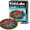 4M Kidzlabs 403438 Großer Magnetkompass, Mehrfarbig