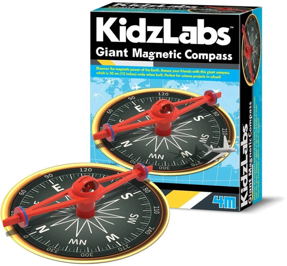 4M Kidzlabs 403438 Großer Magnetkompass, Mehrfarbig 3 4M Kidzlabs 403438 Großer Magnetkompass, Mehrfarbig