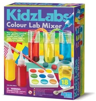 4M KidzLabs: LABO KLEURENMIX, Met Gedetailleerde instructies, doos 17x6x22cm, 5+ 3 4M KidzLabs: LABO KLEURENMIX, Met Gedetailleerde instructies, doos 17x6x22cm, 5+