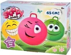 Merkloos SKIPPY KUMPEL SKIPPY BALL SMILEY 65CM 3ASS -Djeco Geschaft 8712051063935 4