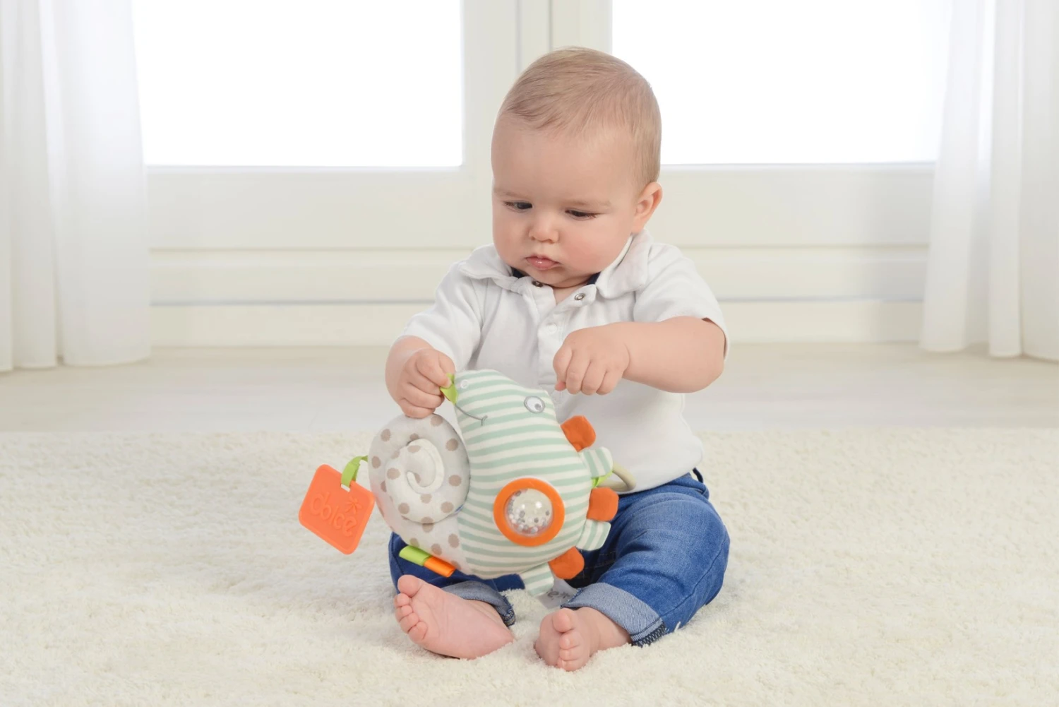 Dolce Primo Aktivitätsspielzeug Chamäleon Leon - 17 Cm 7 Dolce Primo Aktivitätsspielzeug Chamäleon Leon - 17 Cm – Bild 5