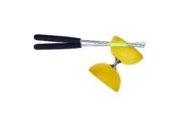 Acrobat 105 Gummi Diabolo Mit Aluminium Hand Sticks, Gelb