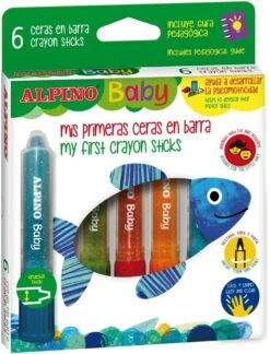 Alpino Box 6 Malstift Alpino Baby