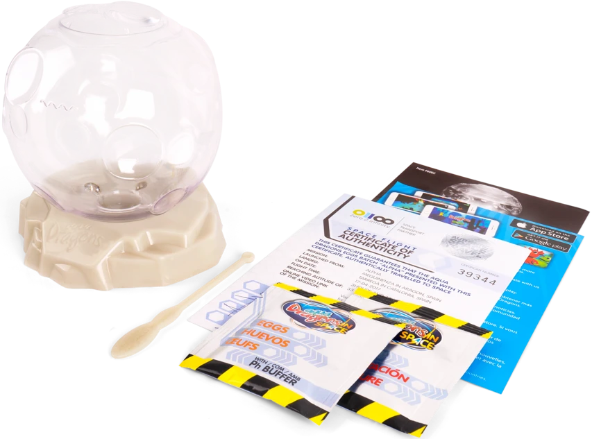 Aqua Dragons 6001 Weltraumtiere“-Basic-Aquarium Brüte Die Einzigen LEBENDEN Tiere Aus, Die Wirklich In Den Weltraum Geschickt Wurden, Und Züchte Sie Auf, Mehrfarbig 4 Aqua Dragons 6001 Weltraumtiere“-Basic-Aquarium Brüte Die Einzigen LEBENDEN Tiere Aus, Die Wirklich In Den Weltraum Geschickt Wurden, Und Züchte Sie Auf, Mehrfarbig – Bild 2