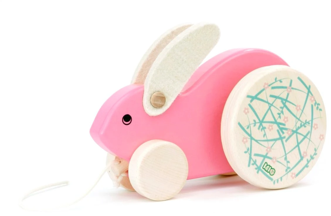 Bajo 25080M 25080P Ziehtier Häschen Big Rabbit, Farbe:Rosa 3 Bajo 25080M 25080P Ziehtier Häschen Big Rabbit, Farbe:Rosa