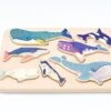 Bajo Holzformen Puzzle - Walfamilie
