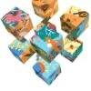 Bajo Reef & Desert 2-in-1-Blockpuzzle -Djeco Geschaft bajo reef desert 2 in 1 blockpuzzle