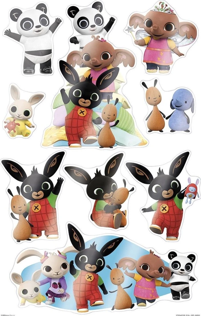 Bambolino Toys Bing Maxi Fensteraufkleber - 9-teilig 4 Bambolino Toys Bing Maxi Fensteraufkleber - 9-teilig – Bild 2