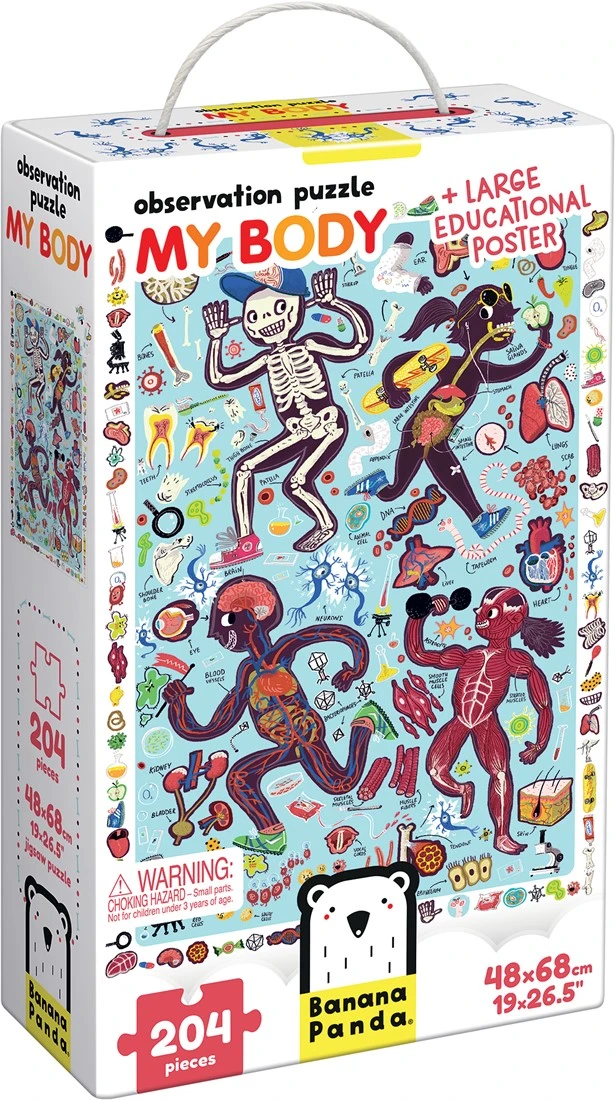 Banana Panda Observatie Puzzel Mijn Lichaam 3 Banana Panda Observatie Puzzel Mijn Lichaam