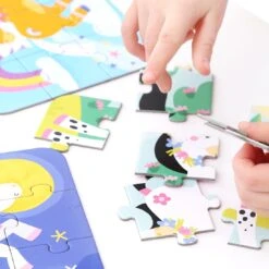 Banana Panda On-the-Go Puzzel Pony's 3+ -Djeco Geschaft banana panda on the go puzzel pony apos s 3plus 3