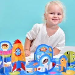 Banana Panda Onderzoek De Ruimte Puzzel -Djeco Geschaft banana panda onderzoek de ruimte puzzel 2