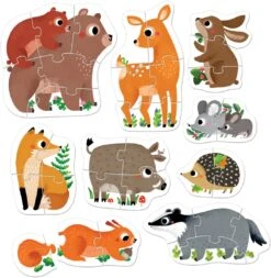 Banana Panda Stap Voor Stap Puzzel Bosdieren 2+ 6 Banana Panda Stap Voor Stap Puzzel Bosdieren 2+ -Djeco Geschaft banana panda stap voor stap puzzel bosdieren 2plus 2