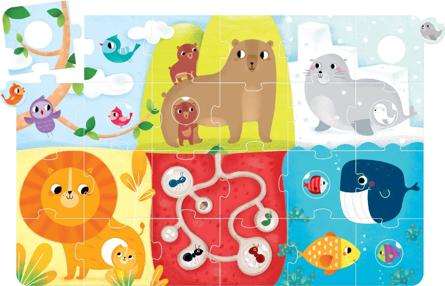 Banana Panda Superformaat Puzzel Match De Dieren 2+ 4 Banana Panda Superformaat Puzzel Match De Dieren 2+ – Bild 2