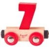 BigJigs Rail Name Number 7 , Zahlenwagen 7
