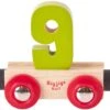 BigJigs Rail Name Nummer 9 / Nummer Wagon 9 -Djeco Geschaft bigjigs rail name nummer 9 nummer wagon 9