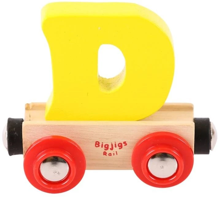 Bigjigs Rail Rail Buchstabenzug D (Der Lieferumfang Umfasst Nur EIN Stück) 4 Bigjigs Rail Rail Buchstabenzug D (Der Lieferumfang Umfasst Nur EIN Stück) – Bild 2