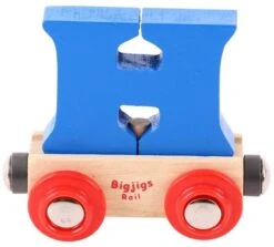 Bigjigs Rail Rail Buchstabenzug H (Der Lieferumfang Umfasst Nur EIN Stück)