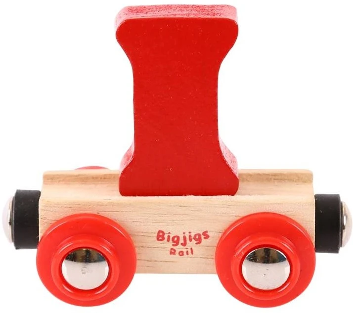 Bigjigs Rail Rail Buchstabenzug I (Der Lieferumfang Umfasst Nur EIN Stück) 4 Bigjigs Rail Rail Buchstabenzug I (Der Lieferumfang Umfasst Nur EIN Stück) – Bild 2