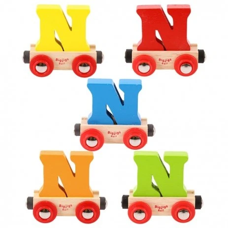 Bigjigs Rail Rail Buchstabenzug N (Der Lieferumfang Umfasst Nur EIN Stück) 5 Bigjigs Rail Rail Buchstabenzug N (Der Lieferumfang Umfasst Nur EIN Stück) – Bild 3