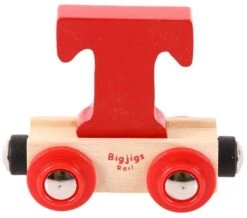 Bigjigs Rail Rail Buchstabenzug T (Der Lieferumfang Umfasst Nur EIN Stück)