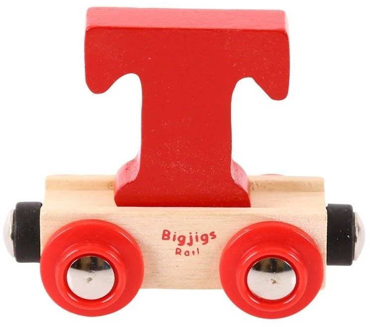 Bigjigs Rail Rail Buchstabenzug T (Der Lieferumfang Umfasst Nur EIN Stück) 3 Bigjigs Rail Rail Buchstabenzug T (Der Lieferumfang Umfasst Nur EIN Stück)