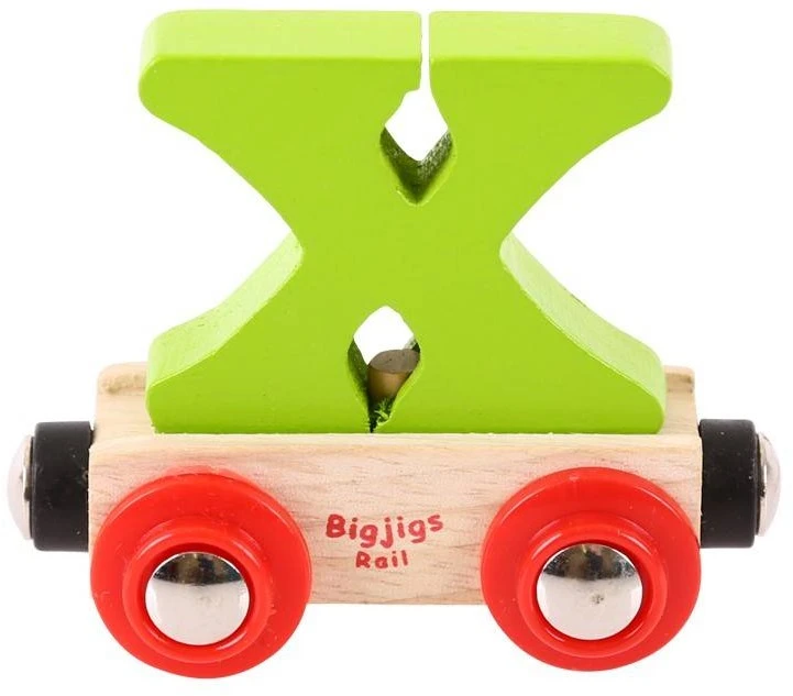 Bigjigs Rail Rail Buchstabenzug X (Der Lieferumfang Umfasst Nur EIN Stück) 4 Bigjigs Rail Rail Buchstabenzug X (Der Lieferumfang Umfasst Nur EIN Stück) – Bild 2
