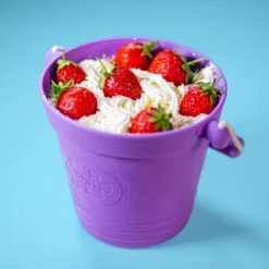 Bigjigs Silikon-Eimer - Lavendel Lila -Djeco Geschaft bigjigs silikon eimer lavendel lila 2