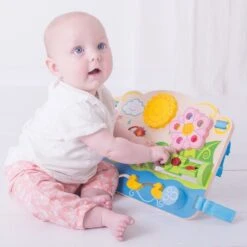 Bigjigs Toys Blumiges Aktivitätsstation -Djeco Geschaft bigjigs toys blumiges aktivitaetsstation 3