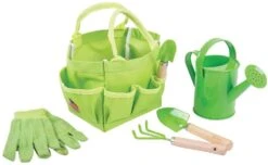 Bigjigs Toys Kleine Tragetasche Mit Gartenwerkzeugen - 6-teilig