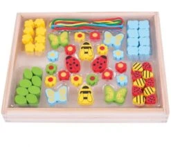 Bigjigs Toys Perlen Box (Garten)