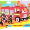 Bigjigs Toys Rahmenpuzzle - Feuerwehr