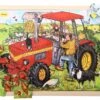 Bigjigs Toys Rahmenpuzzle Traktor -Djeco Geschaft bigjigs toys rahmenpuzzle traktor 1