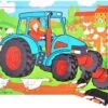 Bigjigs Toys Rahmenpuzzle - Traktor