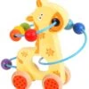 Bigjigs Toys Schiebe-Giraffe Mit Motorikschleife 1 Bigjigs Toys Schiebe-Giraffe Mit Motorikschleife -Djeco Geschaft bigjigs toys schiebe giraffe mit motorikschleife