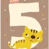Bora Shop Bora Verjaardagskaart+envelop Tiger 5 -Djeco Geschaft bora shop bora verjaardagskaartplusenvelop tiger 5