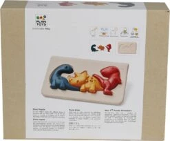 Plan Toys PlanToys Holzspielzeug Dino-Puzzle -Djeco Geschaft box 4642 dino puzzle