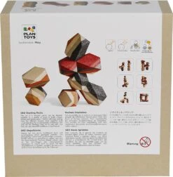 Plan Toys PlanToys Holzspielzeug Geo Stacking Felsen 12 Plan Toys PlanToys Holzspielzeug Geo Stacking Felsen -Djeco Geschaft box 5511 geo stacking rocks