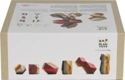 Plan Toys PlanToys Holzspielzeug Geo Stacking Felsen 15 Plan Toys PlanToys Holzspielzeug Geo Stacking Felsen -Djeco Geschaft box 5511 geo stacking rocks 3