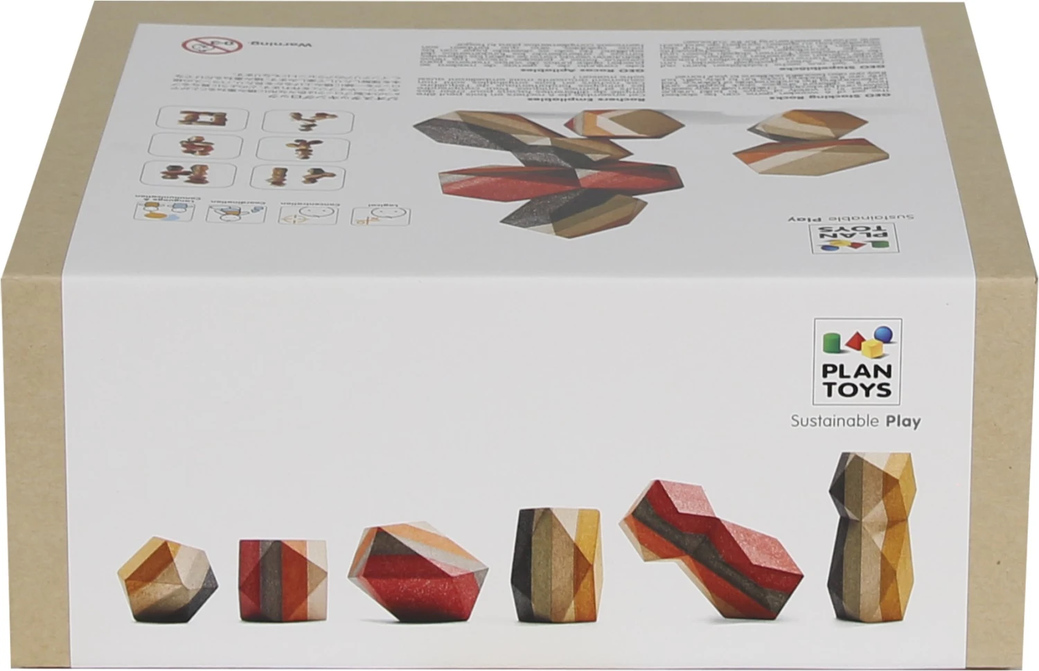 Plan Toys PlanToys Holzspielzeug Geo Stacking Felsen 9 Plan Toys PlanToys Holzspielzeug Geo Stacking Felsen – Bild 7