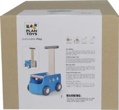 Plan Toys Lauflernwagen Bus - Blau -Djeco Geschaft box 5719 van walker 5jpg